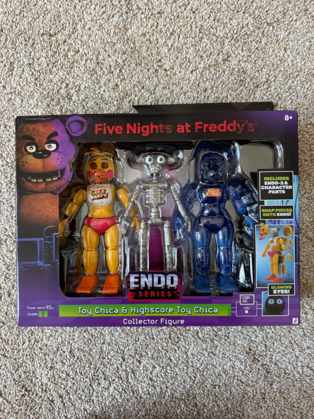 Five Nights At Freddy’s Endo Series Toy Chica Highscore Collector Figure NIB